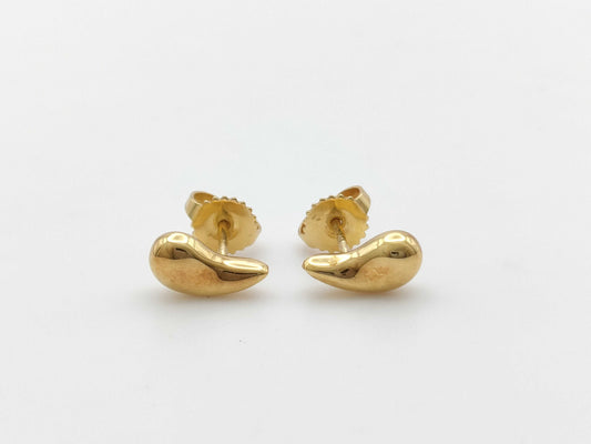 Tiffany & Co. Teardrop Yellow Gold 750 2.0g Earrings 
