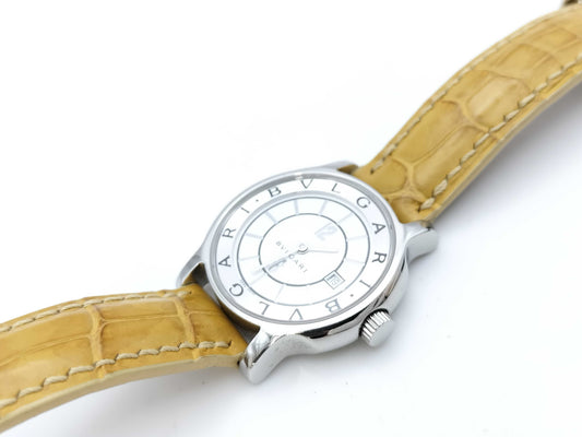 BVLGARI ST29S D84513 White Dial Quartz Women's Watch