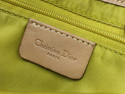 Dior DIOR Christian Dior Saddle Bag Handbag Denim x Leather Shoulder Bag