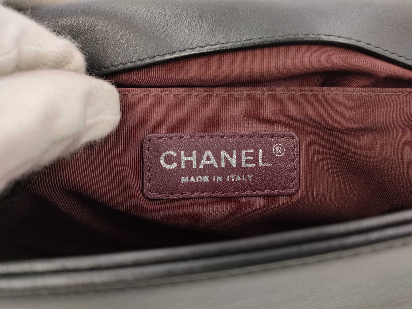 CHANEL Boy Chanel Shoulder Bag A67086 Leather and Wool, Black Multi, 20 Series Tweed Shoulder Bag