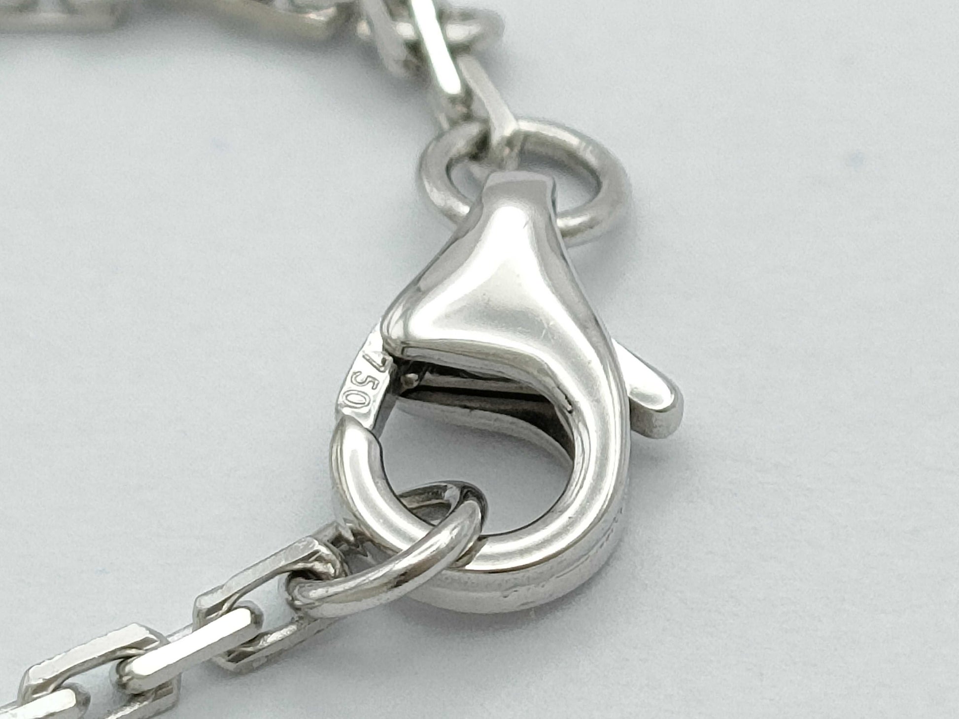 Cartier Baby Love Diamond Necklace in WG 750, 6.8g 