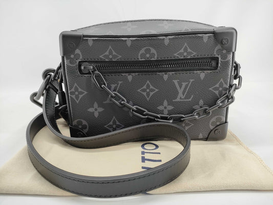 LOUIS VUITTON RFID Verified, Serial Number Unverifiable LOUIS VUITTON Mini Soft Trunk Shoulder Bag M44735 RFID Verified Shoulder Bag