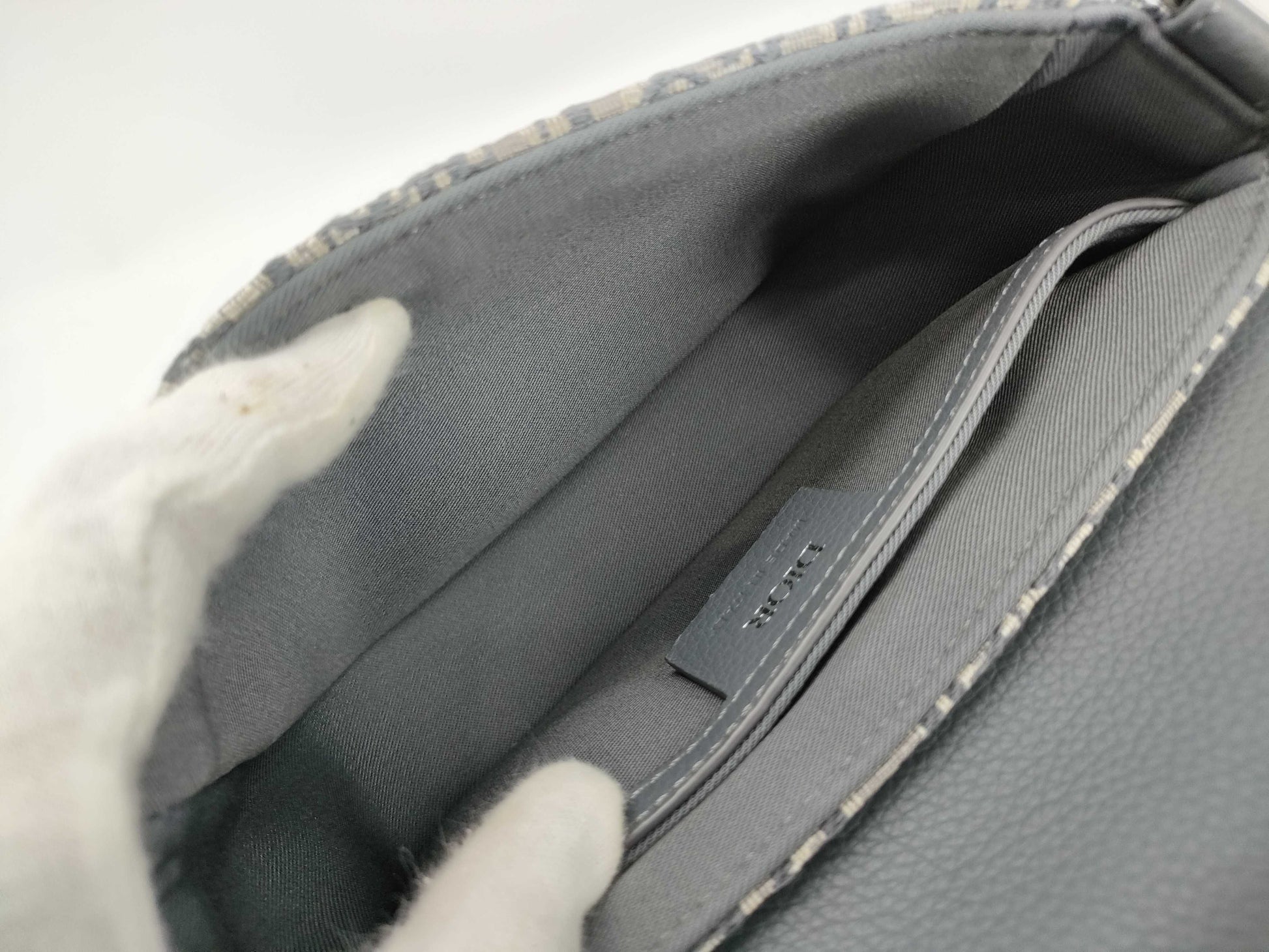 Dior DIOR Christian Dior Saddle Flap Messenger Bag Mini Shoulder Bag 2ADCA435YKS Oblique Jacquard and Grained Calfskin Shoulder Bag