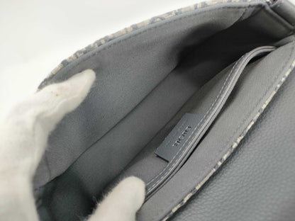 Dior DIOR Christian Dior Saddle Flap Messenger Bag Mini Shoulder Bag 2ADCA435YKS Oblique Jacquard and Grained Calfskin Shoulder Bag