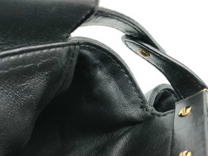 FENDI Peekaboo Iconic Small Handbag 8BN244-K4P Leather Black Handbag