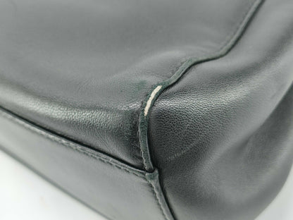 FENDI Peekaboo Iconic Small Handbag 8BN244-K4P Leather Black Handbag