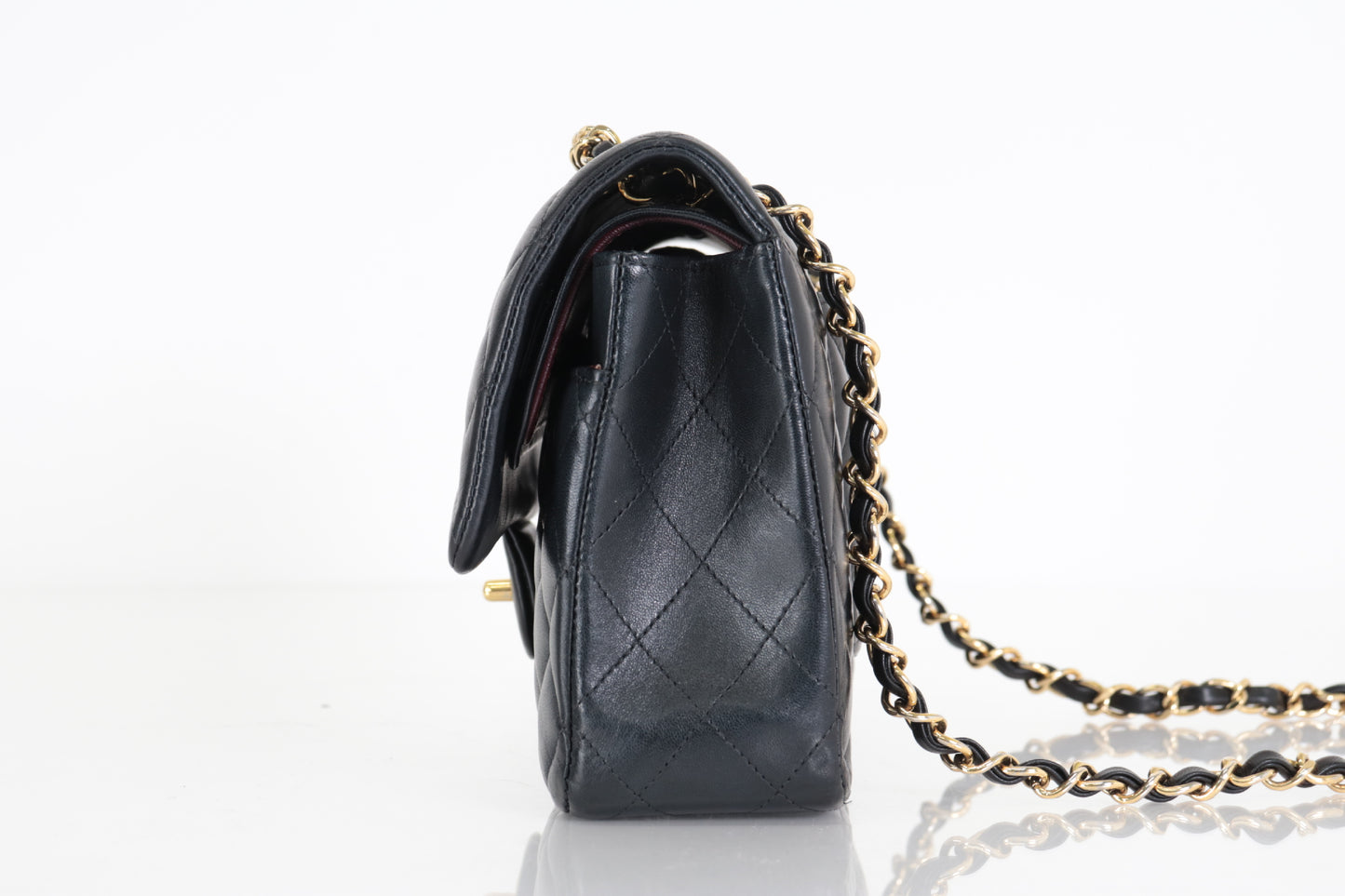 CHANEL Double Flap 25 Lambskin Shoulder Bag, No. 24