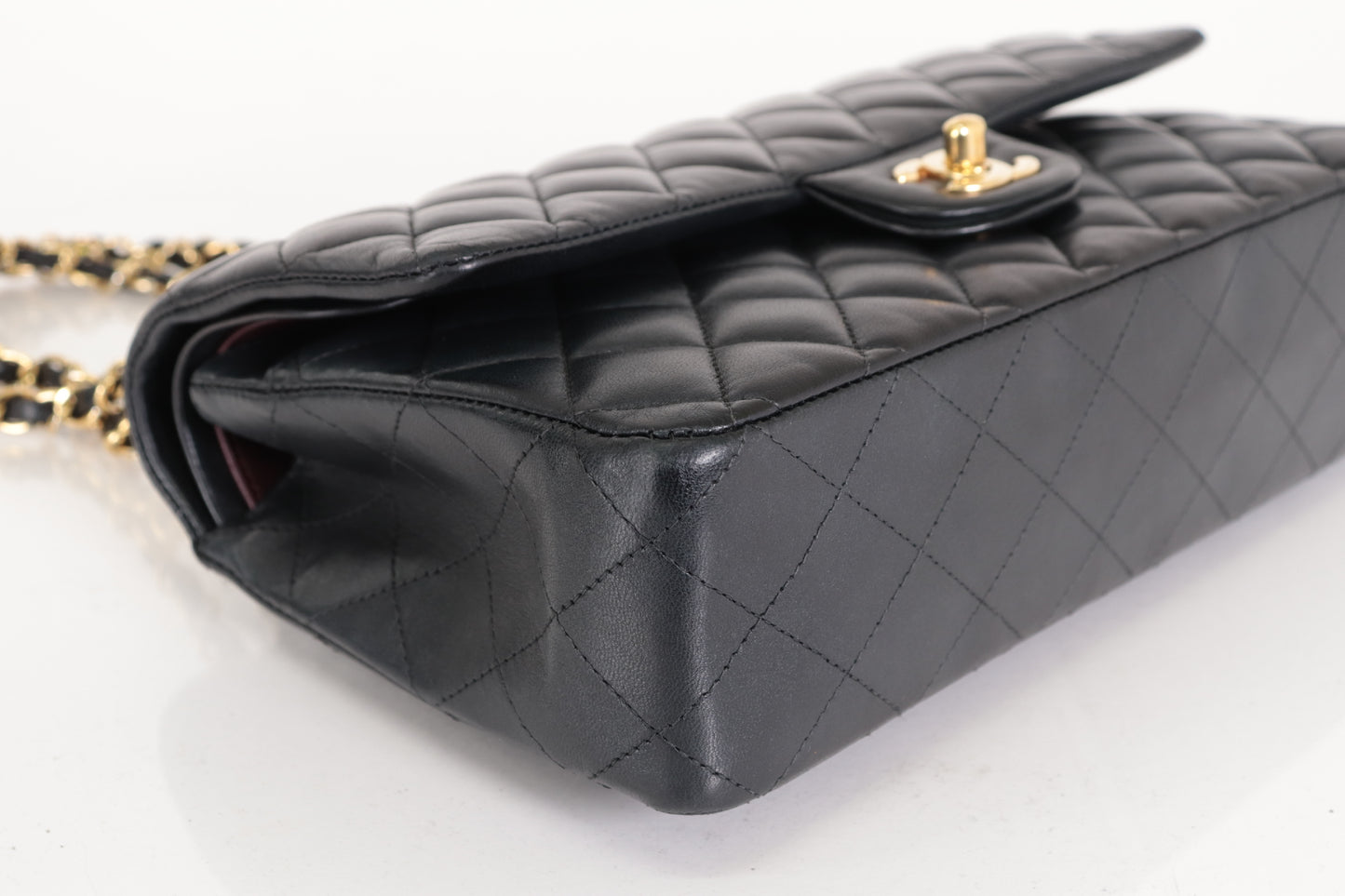 CHANEL Double Flap 25 Lambskin Shoulder Bag, No. 24