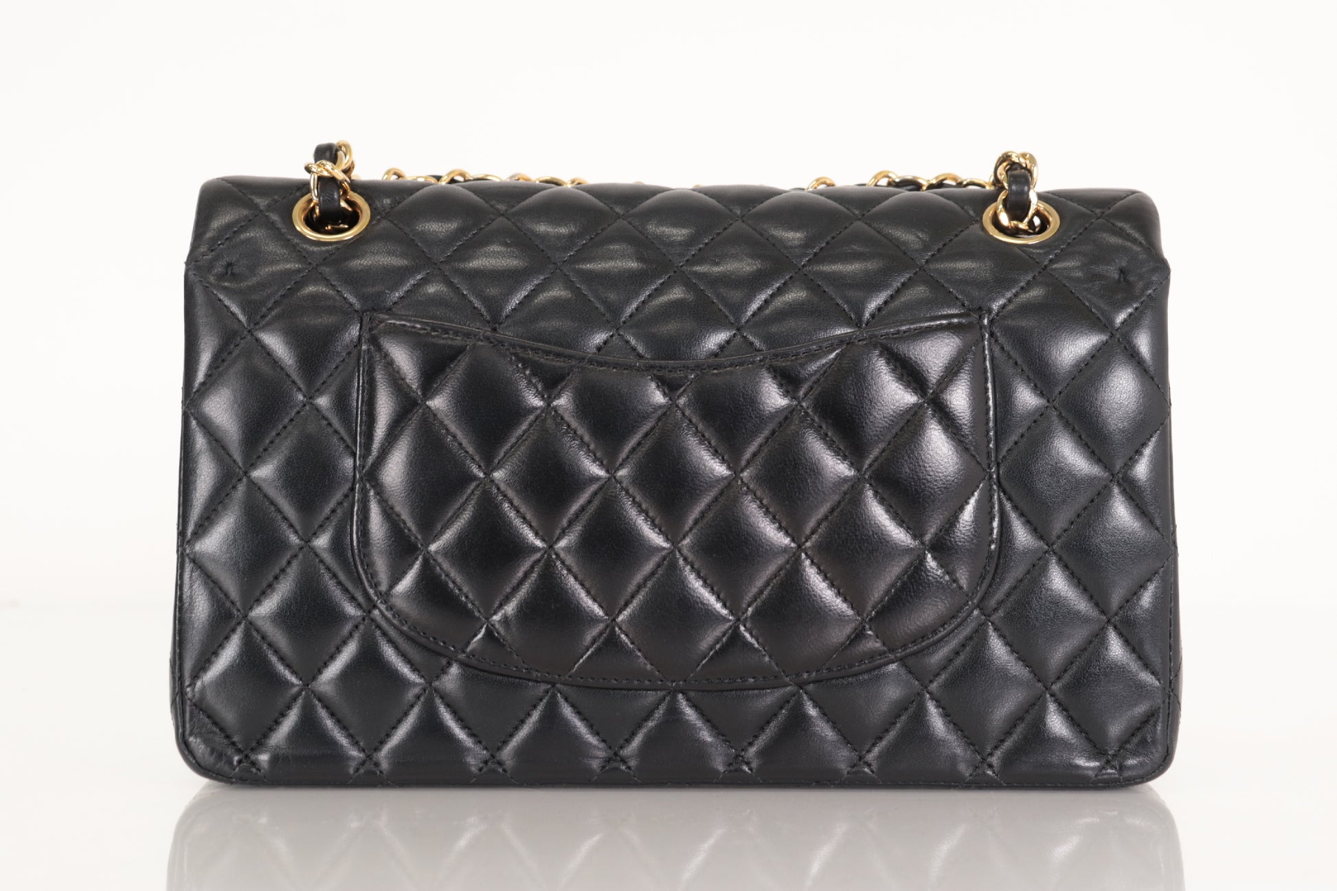 CHANEL Double Flap 25 Lambskin Shoulder Bag, No. 24