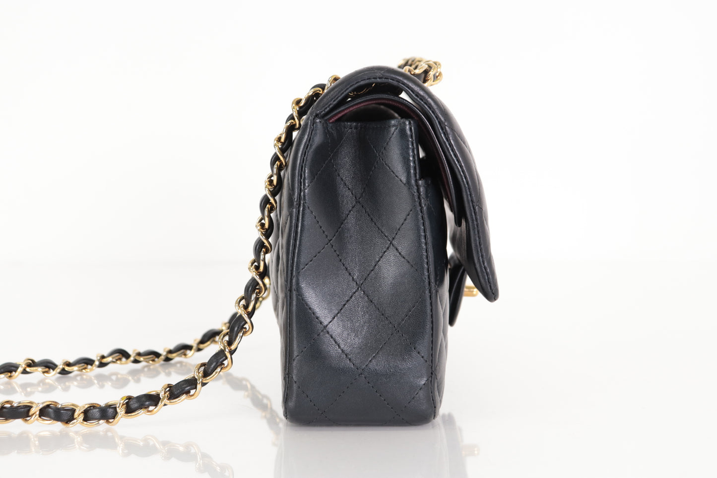 CHANEL Double Flap 25 Lambskin Shoulder Bag, No. 24