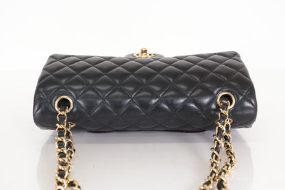 CHANEL Double Flap 25 Lambskin Shoulder Bag, No. 24