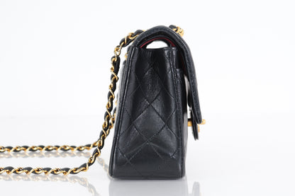 CHANEL W Flap 23 Lamb Chain Shoulder Bag