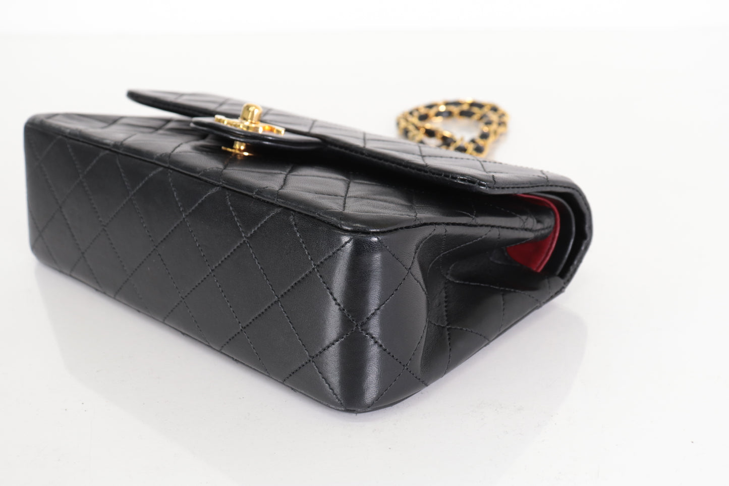 CHANEL W Flap 23 Lamb Chain Shoulder Bag