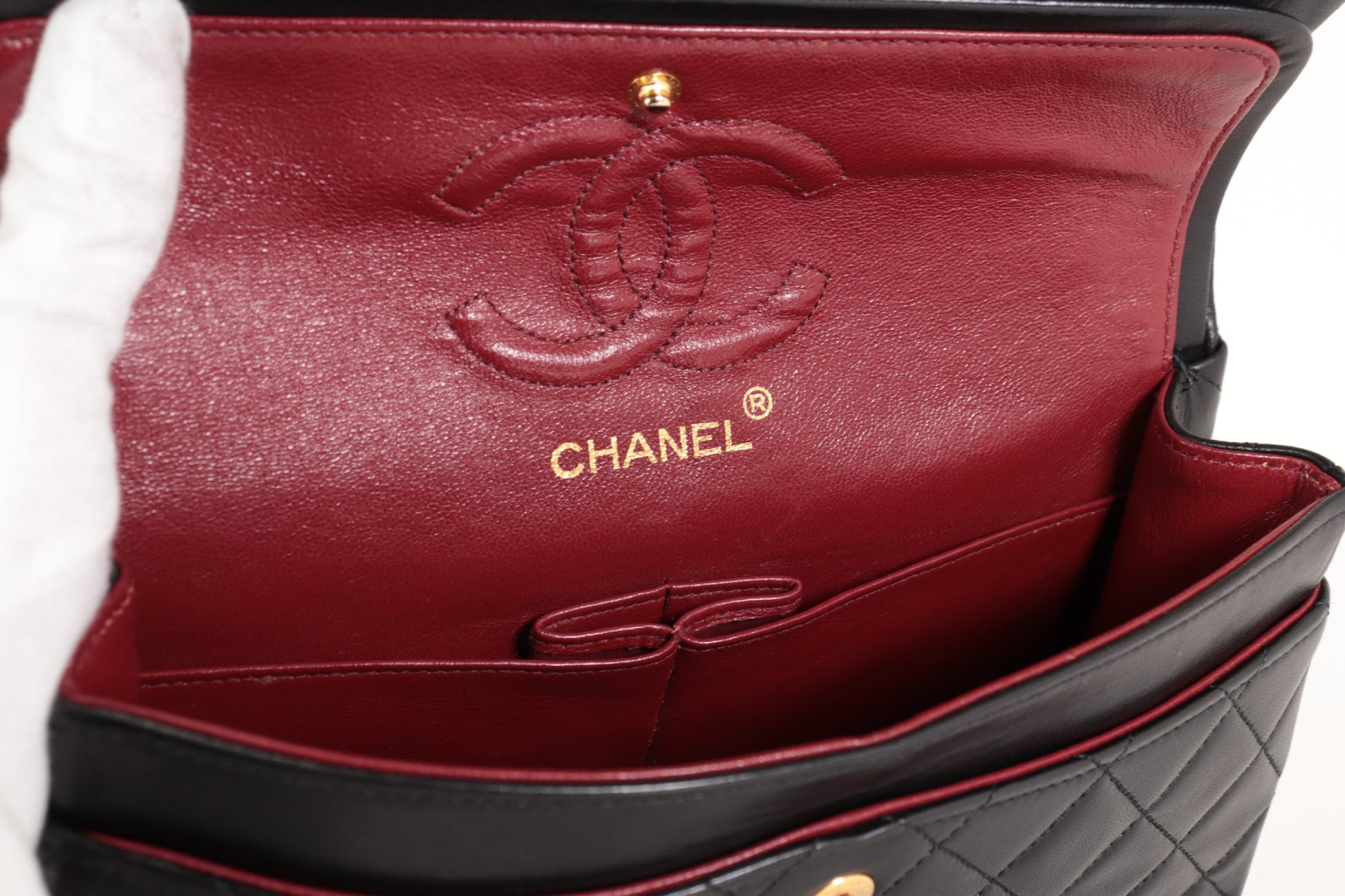 CHANEL W Flap 23 Lamb Chain Shoulder Bag