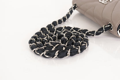 CHANEL V-Stitch Lamb Mini Chain Shoulder Bag, No. 9