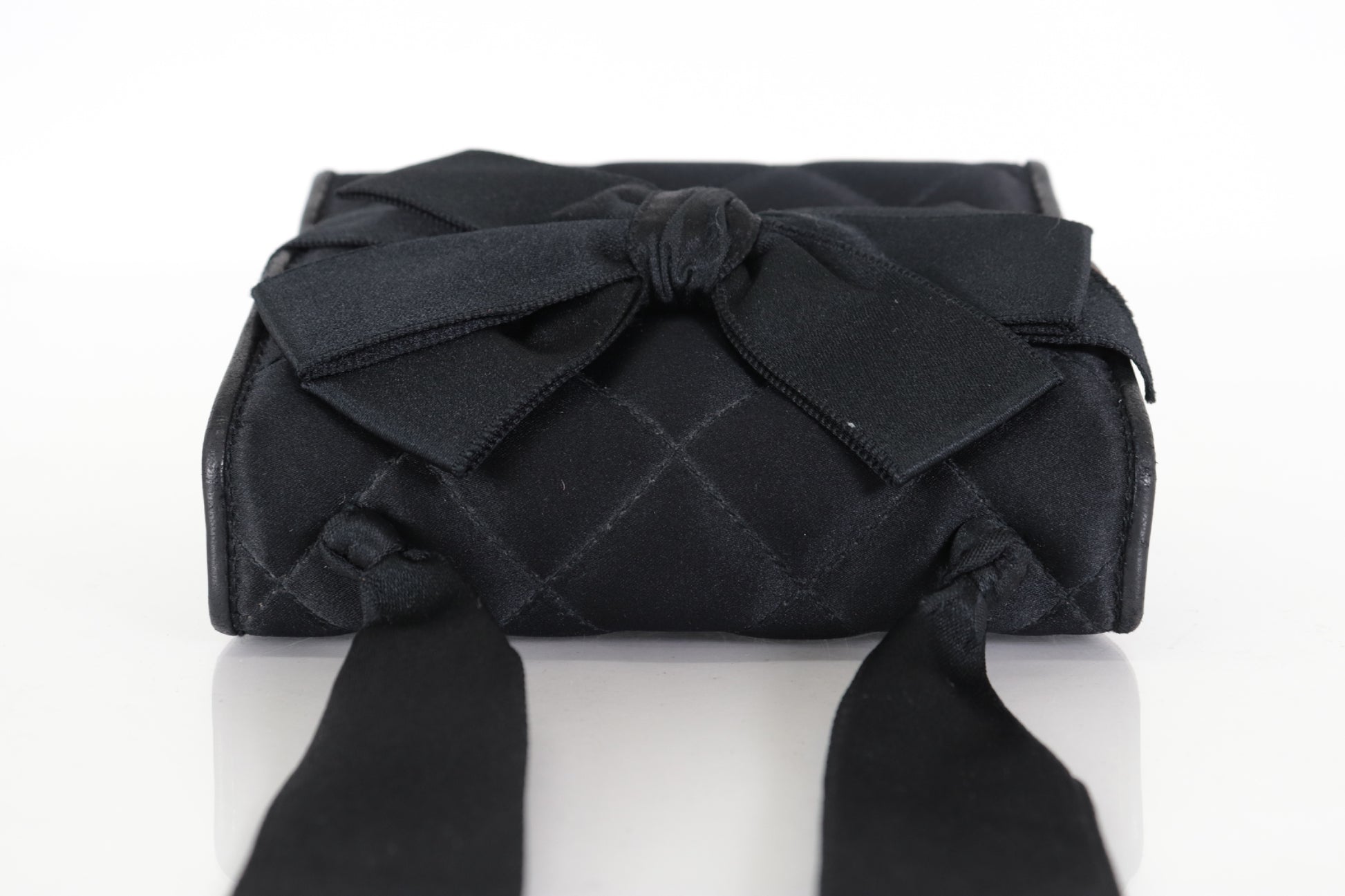 CHANEL Satin Ribbon Matelasse Mini Shoulder Bag, No. 4