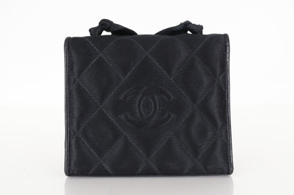 CHANEL Satin Ribbon Matelasse Mini Shoulder Bag, No. 4