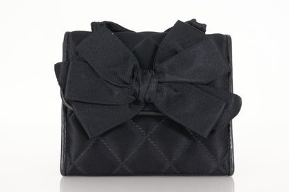 CHANEL Satin Ribbon Matelasse Mini Shoulder Bag, No. 4