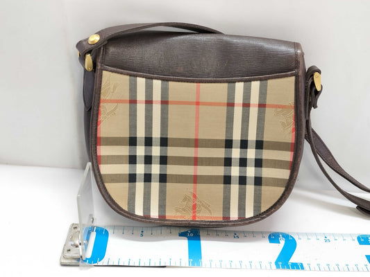BURBERRY Checked Shoulder Bag