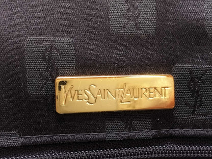 Yves Saint Laurent Leather Diamond-Cut Handbag