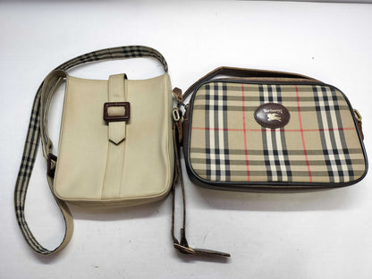 BURBERRY 2-piece shoulder bag set