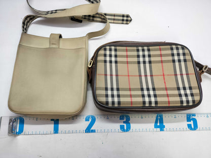 BURBERRY 2-piece shoulder bag set