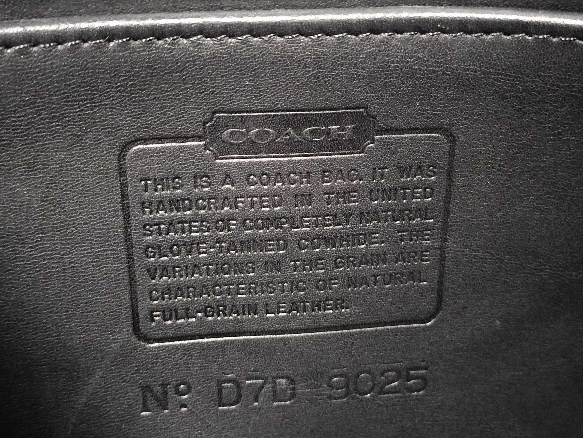COACH Ergo Leather Black Shoulder Bag 9025 Shoulder Bag