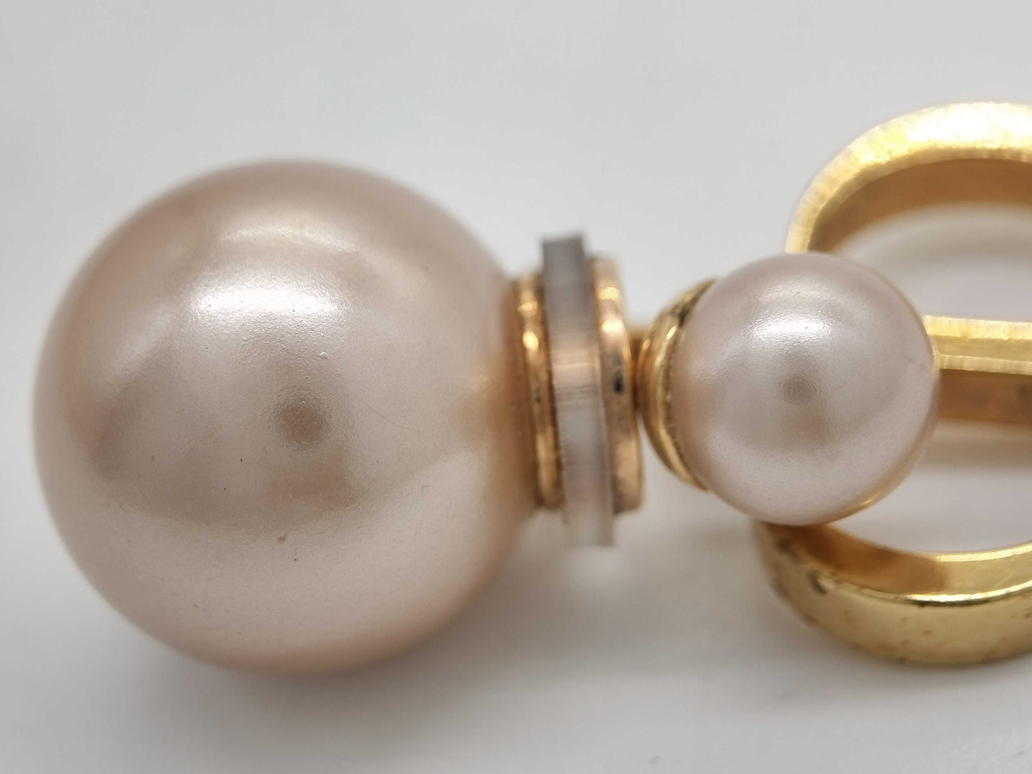 Dior Pearl Pink Gold Earrings 