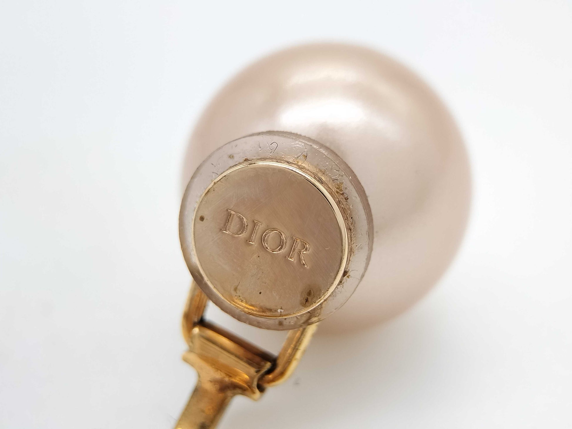 Dior Pearl Pink Gold Earrings 