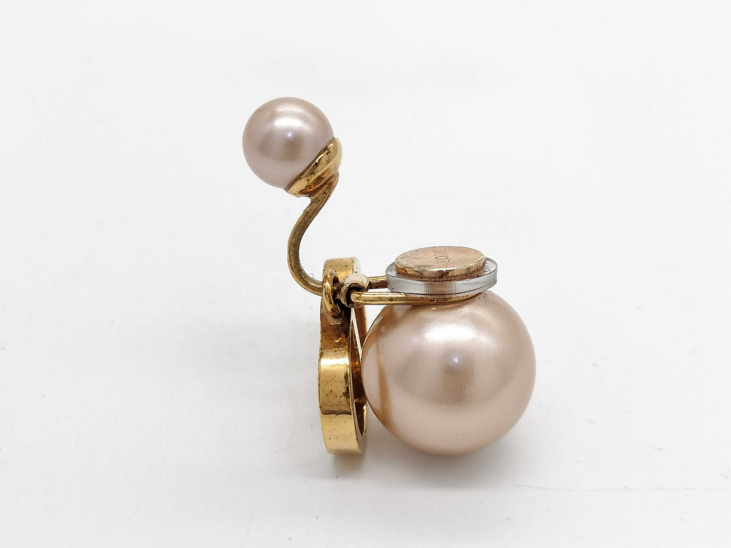 Dior Pearl Pink Gold Earrings 