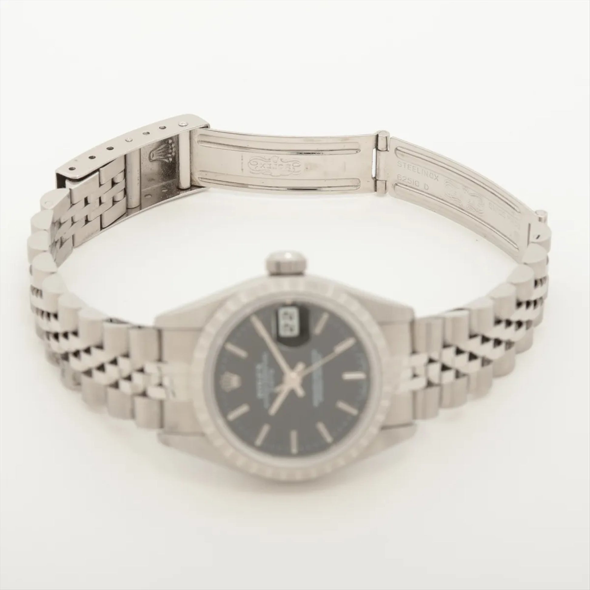 ROLEX Oyster Perpetual Date 69240 U6*6665 Black Dial Men's Watch