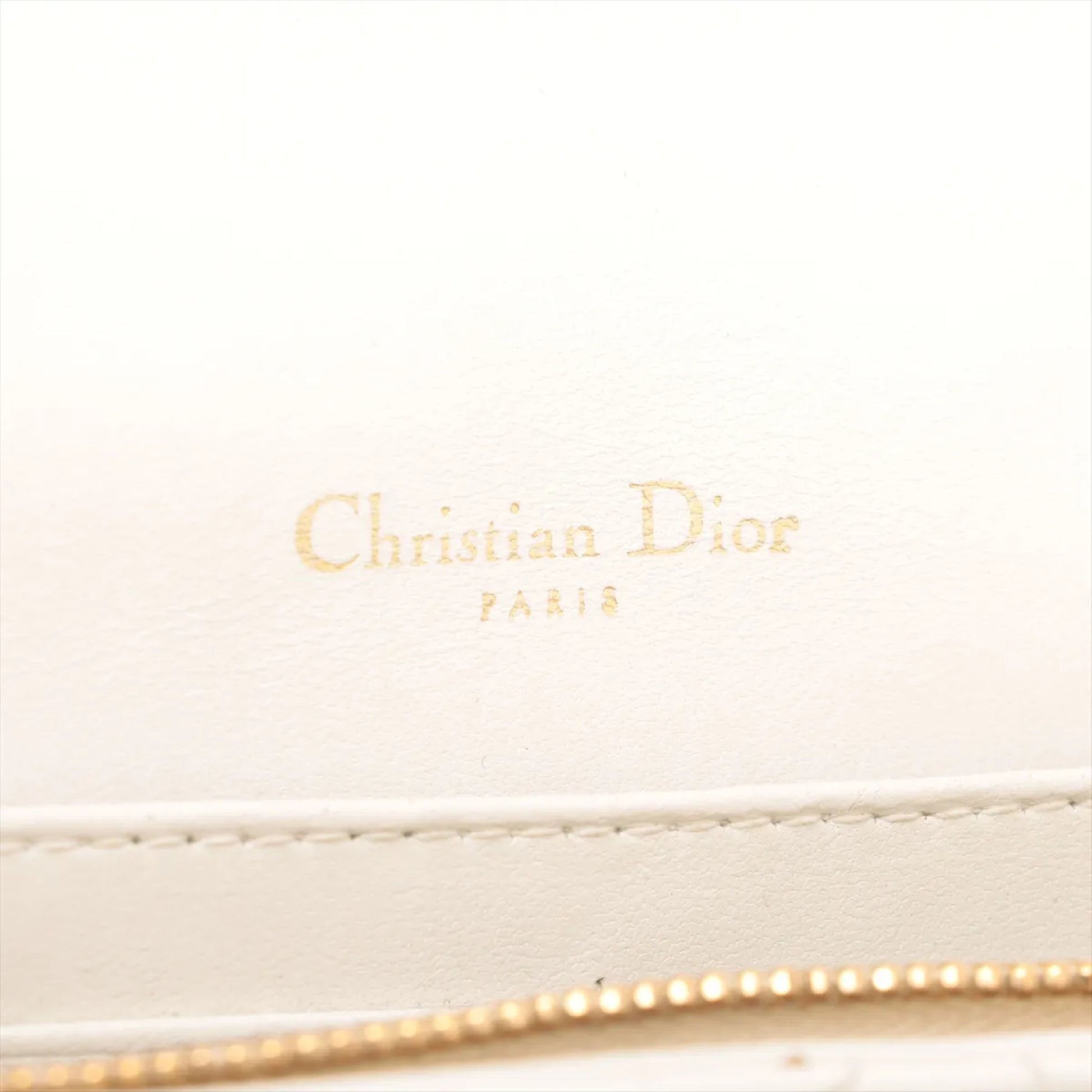 Dior Christian Dior Cannage Everyday Leather Chain Wallet Shoulder Bag