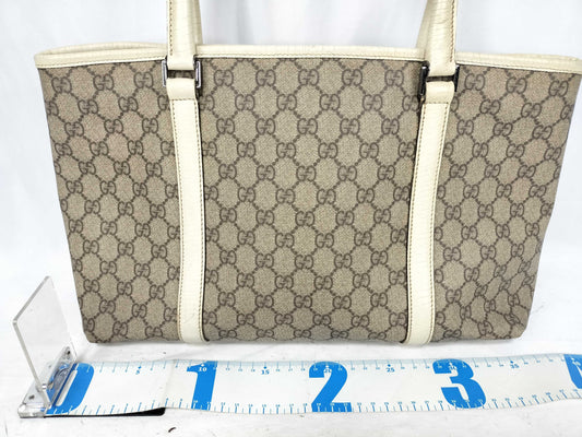 GUCCI GG Supreme GUCCI GG pattern handbag PVC tote bag