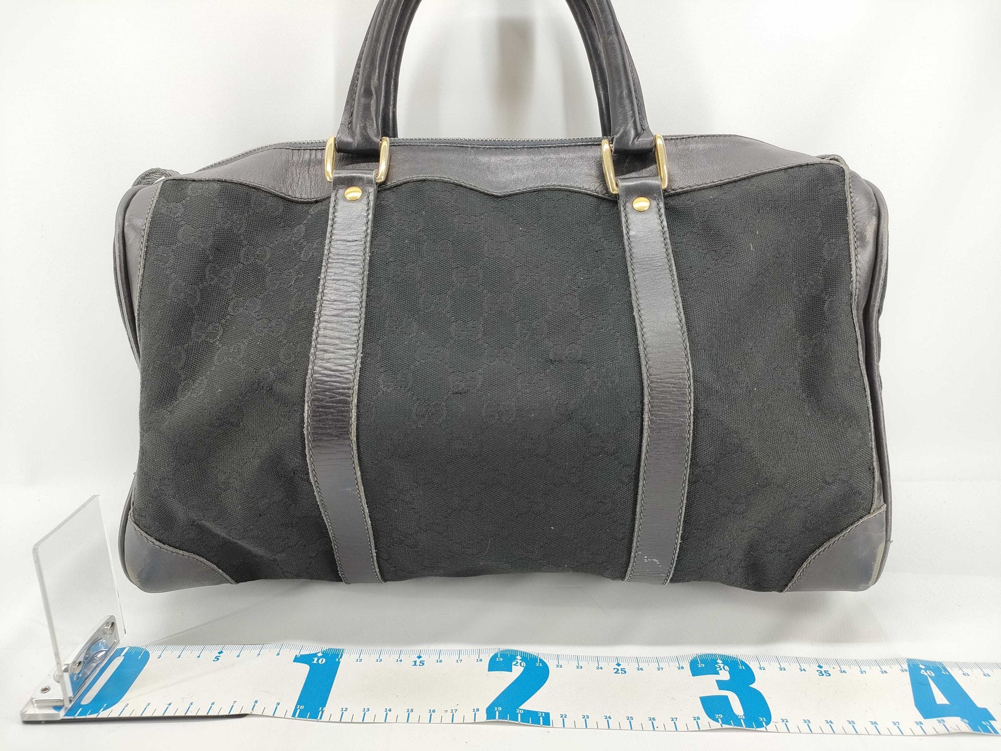 GUCCI GG Canvas Boston Bag