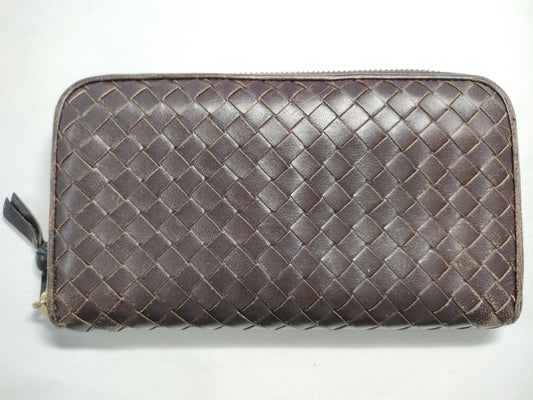 BOTTEGA VENETA Intrecciato Bottega Long Wallet