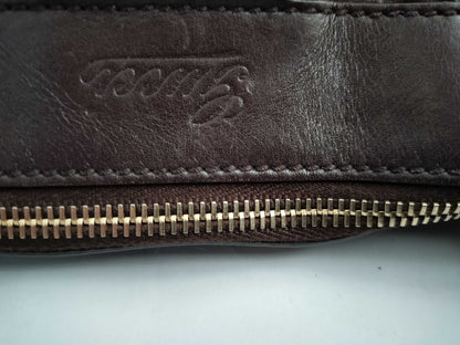 GUCCI Guccissima Leather Shoulder Bag with Abby Logo 203257