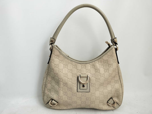 GUCCI Guccissima Leather GG Pattern Abby Shoulder Bag 130738