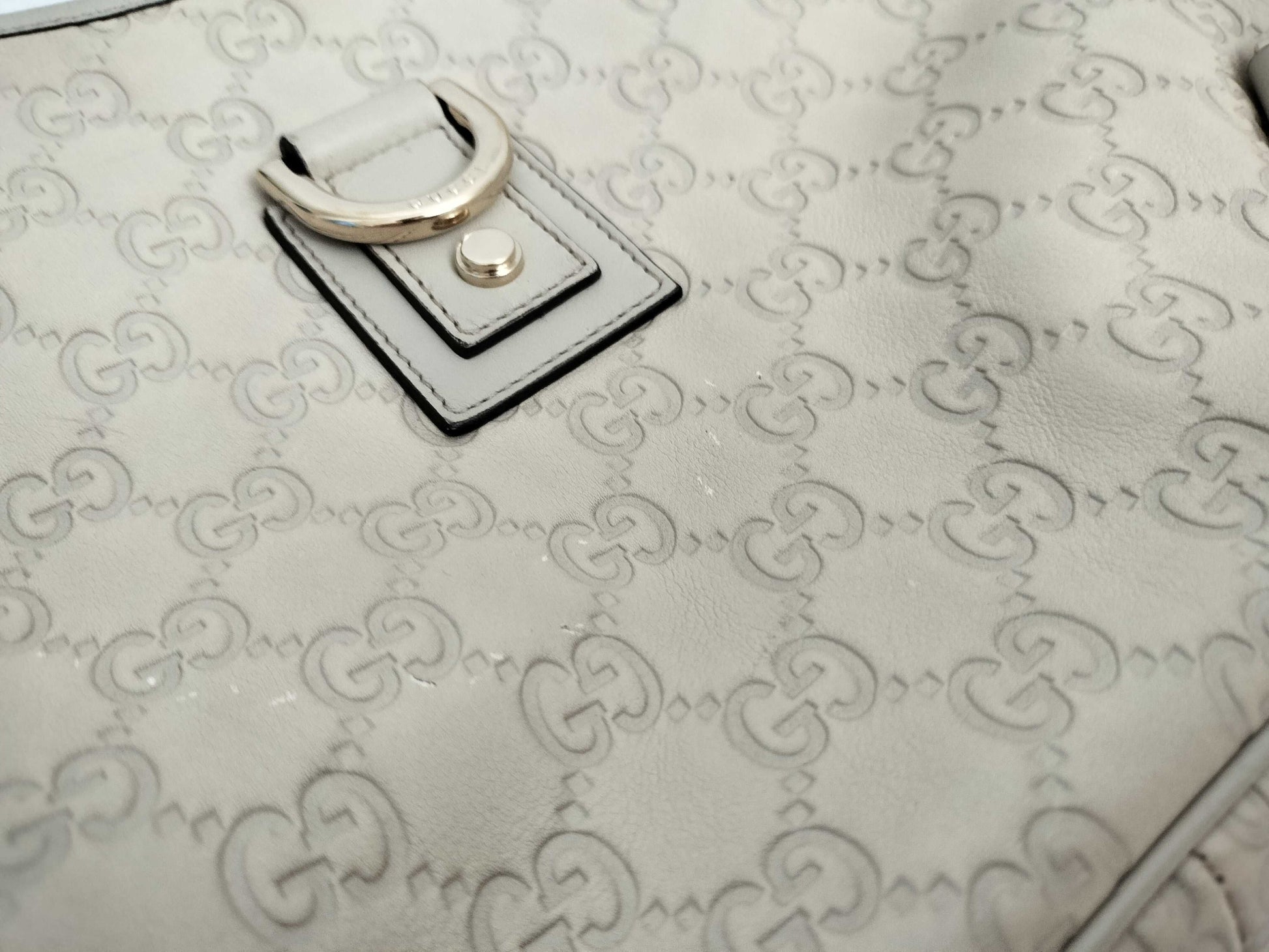 GUCCI Guccissima Leather GG Pattern Abby Shoulder Bag 130738