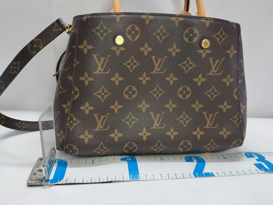 LOUIS VUITTON Monogram LV Montaigne BB M41055 RFID Enabled Handbag