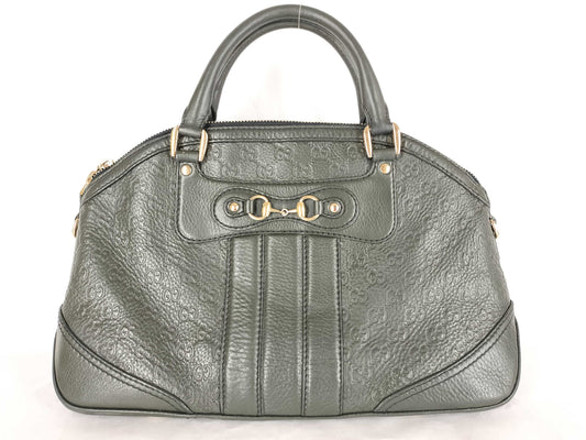 GUCCI Guccissima Horsebit Shima Handbag