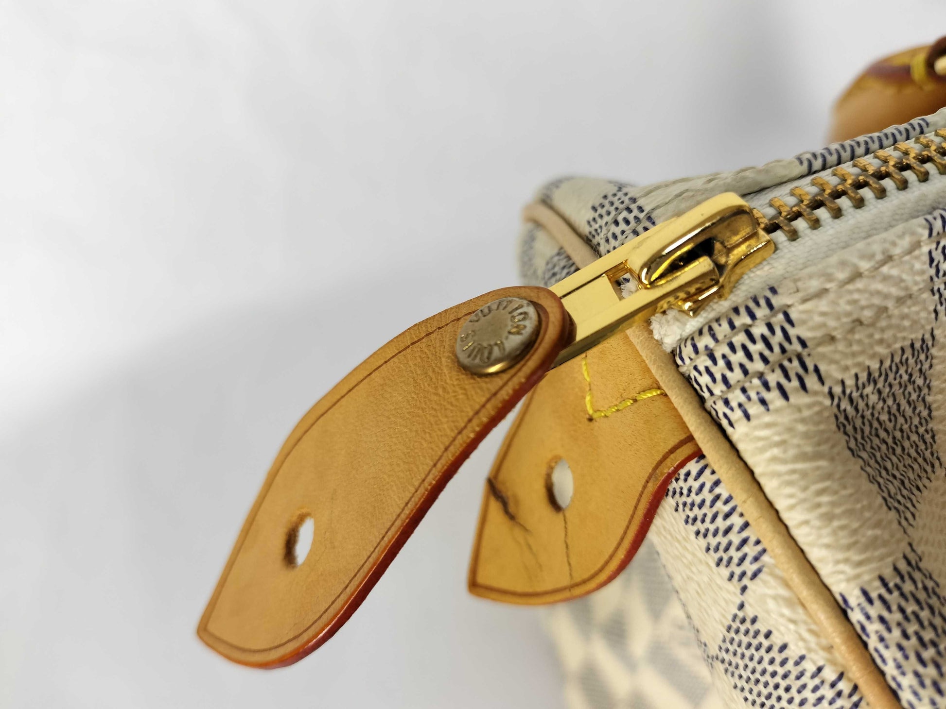 LOUIS VUITTON SP0084 Damier Azur Speedy 30 Boston Bag N41533