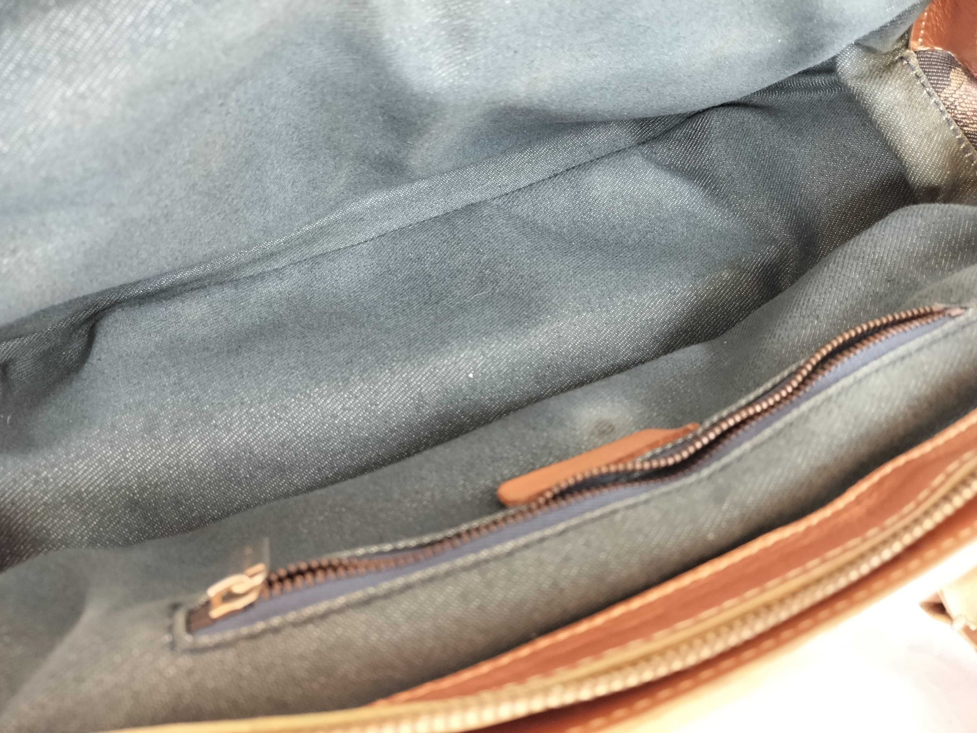 CELINE Paris Macadam Denim Handbag