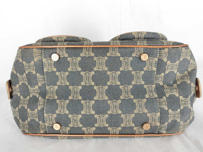 CELINE Paris Macadam Denim Handbag