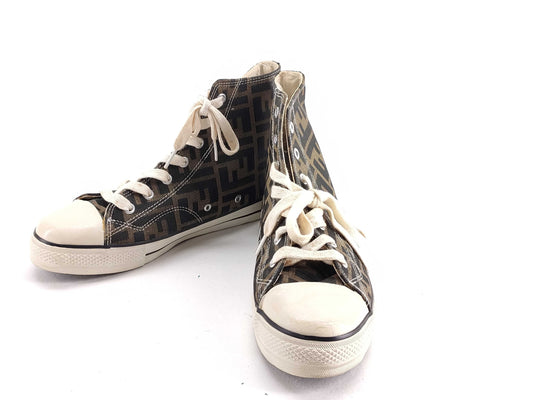 Rare FENDI size 40 men's Fendi Zucca Converse sneakers