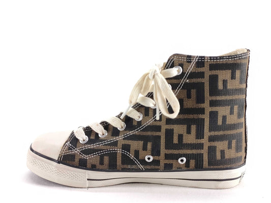 Rare FENDI size 40 men's Fendi Zucca Converse sneakers