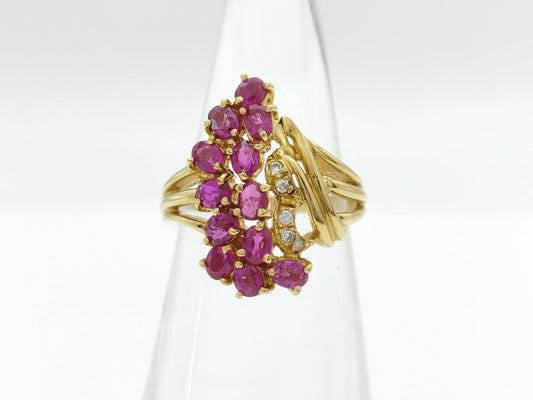 R1.48ct D0.05ct K18 5.0g Ring 