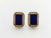 Colored Stone D0.28/0.32ct K18 7.4g Earrings 