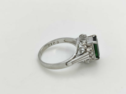 TL1.66ct D0.12ct Pt900 5.5g Ring 