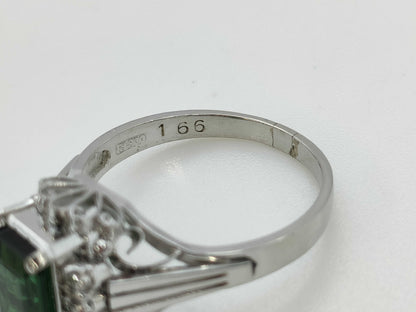 TL1.66ct D0.12ct Pt900 5.5g Ring 