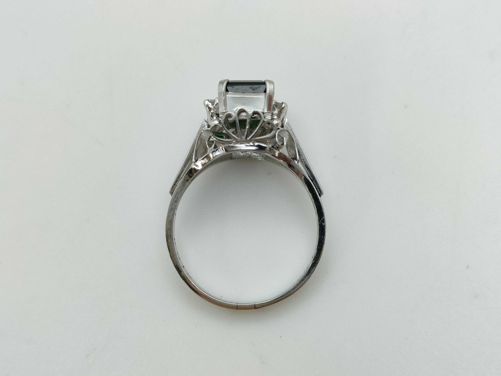 TL1.66ct D0.12ct Pt900 5.5g Ring 